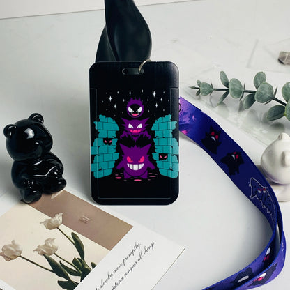 Anime Cartoon Credential Holder Lanyard – Key, Card & Badge Neck Strap Accessory Gift