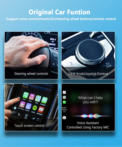 PLAYAIBOX Wireless CarPlay Adapter – 2-in-1 Dongle for Wireless CarPlay & Android Auto for iPhone & Android (Benz, Audi, Kia, Chery, Jeep)