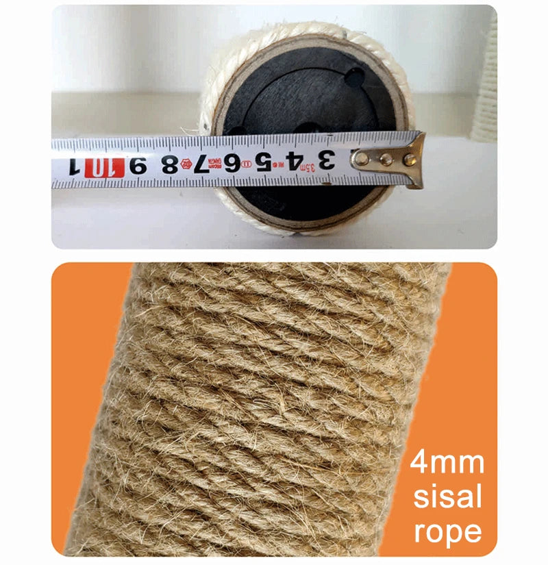 Cat Scratching Post Replacement – Sisal Rope DIY Cat Tree Tower Climbing Frame & Furniture Protector
