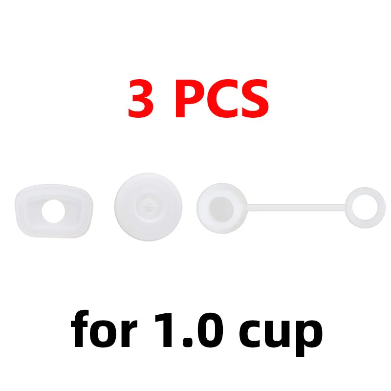 6pcs Silicone Spill Proof Stopper Set Straw Cover for Stanley Cup