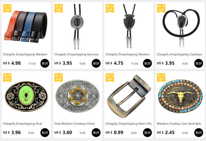 Indian Western Cowboy Carved Turquoise Flowers Bolo Tie – Genuine Leather Cord Neck Tie, Cheapify