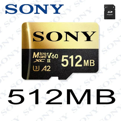 SONY High-Speed Micro SD Card – 128GB, 64GB, 256GB, 512GB, 1TB Memory Card for Phone, Camera & Tablet PC