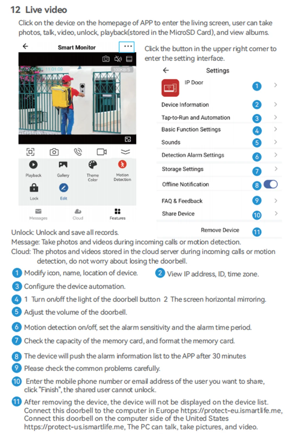 Fingerprint 5-in-1 WiFi Video Doorbell — Tuya Smart 1080P Touch Intercom System for Home Security