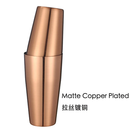 800ml Boston Cocktail Shaker Set – Stainless Steel Martini Bar Mixing Tin for Flair Cocktails