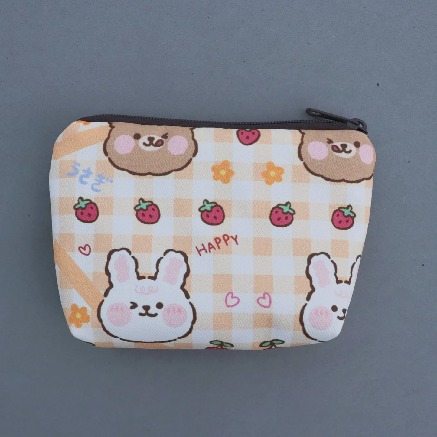 Snoopy Print Mini Coin Purse – Cute Wallet & Card Holder for Women, Girls & Kids, Small Cosmetic & ID Bag