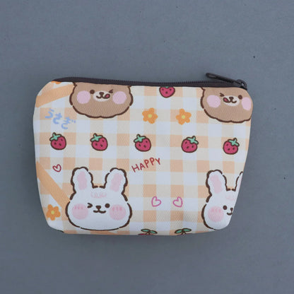 Snoopy Print Mini Coin Purse – Cute Wallet & Card Holder for Women, Girls & Kids, Small Cosmetic & ID Bag