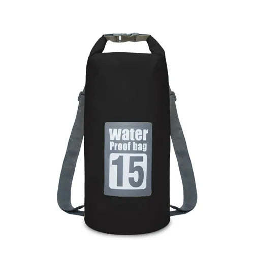 Outdoor PVC Waterproof Dry Bag – 5L/10L/15L/20L/30L Storage Sack for Canoe, Kayak, Rafting, Swimming & Travel