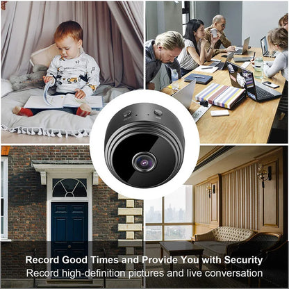 A9 Mini WiFi Surveillance Camera – 1080P HD Night Vision Smart Home Camcorder for Video Monitoring