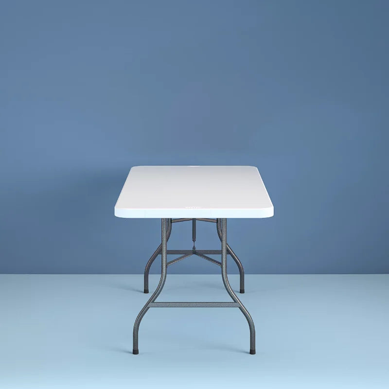 Cosco 6ft White Portable Folding Table — Outdoor, Garden, Camping & Picnic Table