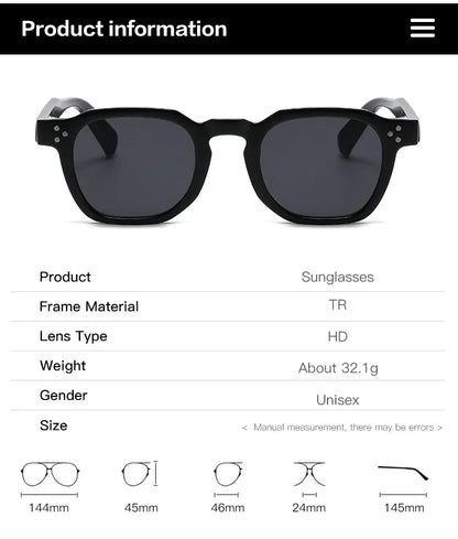 JNPCXI Vintage Rivet Oval Sunglasses – Fashion Leopard Frame Luxury Eyewear for Men & Women, Anti Blue Light Glasses