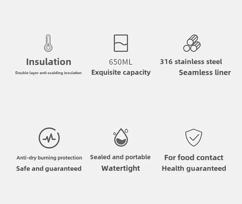 650ml Portable Electric Kettle — Travel Water Boiler with Temperature Control, LED Display Smart Teapot