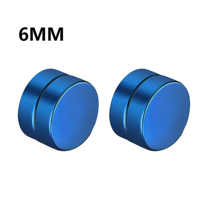 Fashion Magnetic Clip Ear Studs - Non-Piercing Fake Earrings for Men & Women, Jewelry Gift