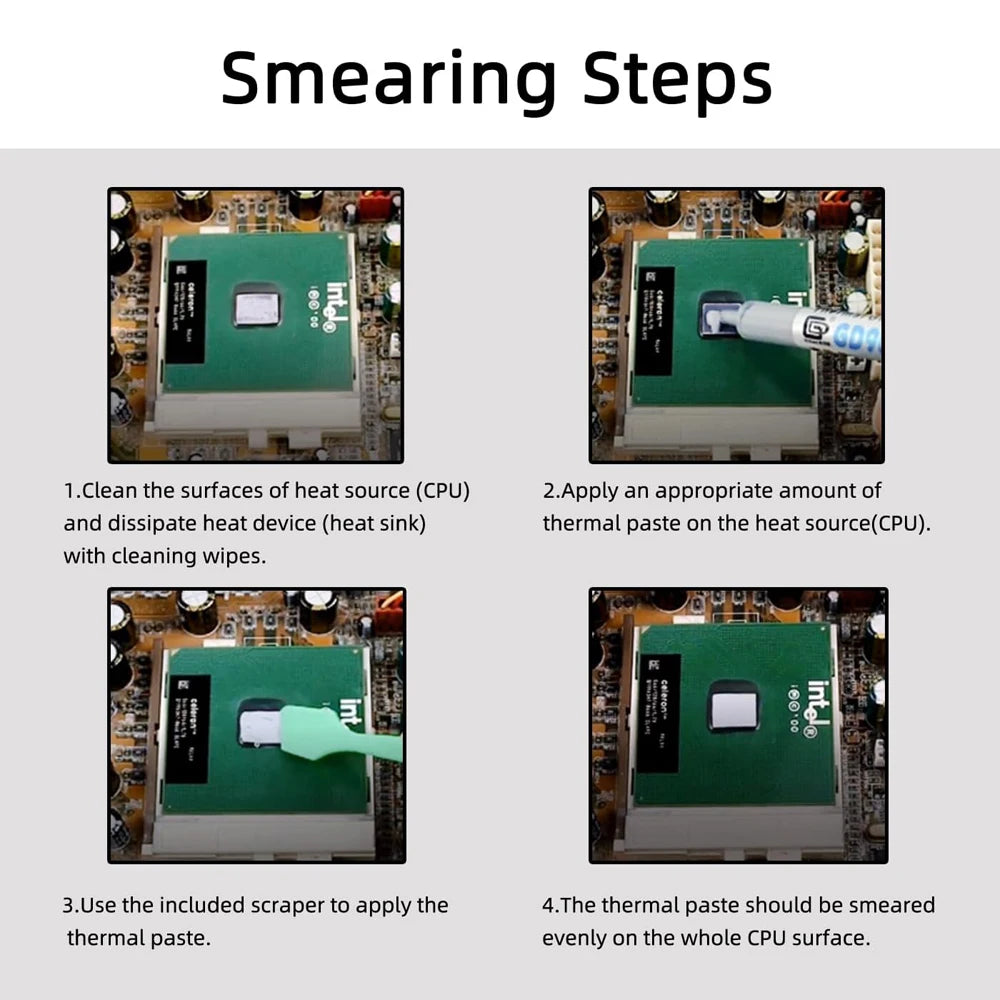 GD900/GD-2 Thermal Conductive Grease – Silicone Heatsink Paste 7g/15g/30g for PC, CPU, GPU, LED & VGA Cooling