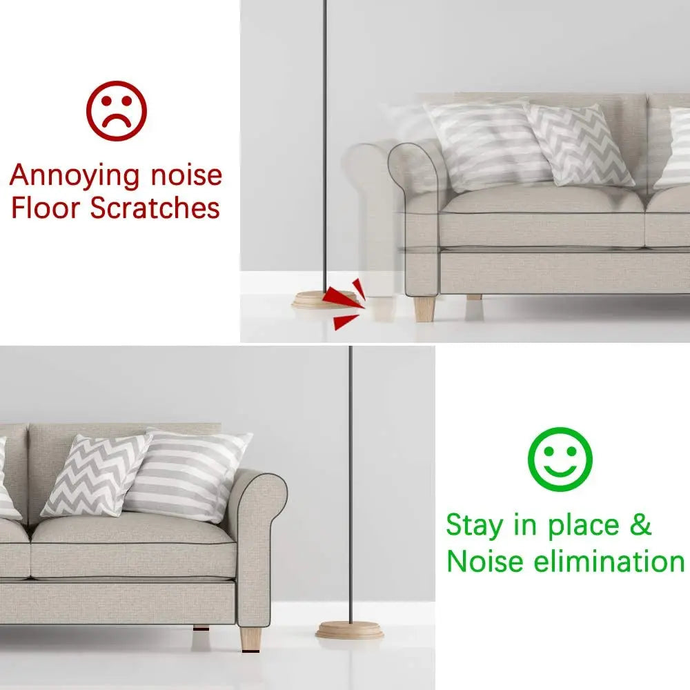 44PCS Non-Slip Furniture Grippers – Self-Adhesive Rubber Pads for Legs & Hardwood Floor Protection