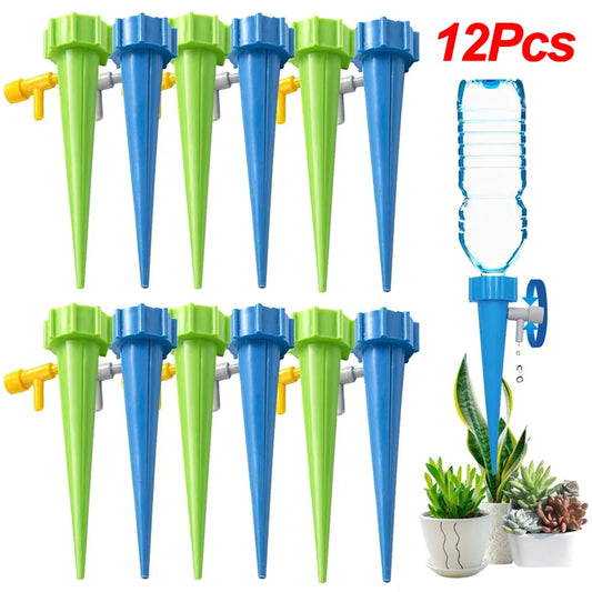 Adjustable Automatic Drip Irrigation System - Self-Watering Spike for Flowers and Plants, Ideal for Greenhouse and Garden Use