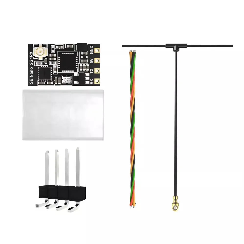 SpeedyBee Nano 2.4G ExpressLRS ELRS Receiver – Long Range FPV Freestyle Drone DIY Parts