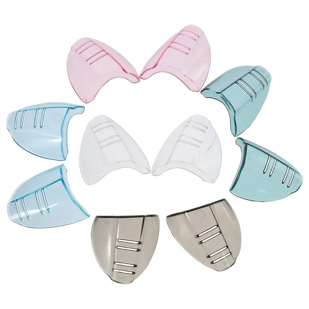 TPU Safety Eye Glasses Side Shields - Clear Flexible Protection Cover for All Size Eyeglasses & Goggles