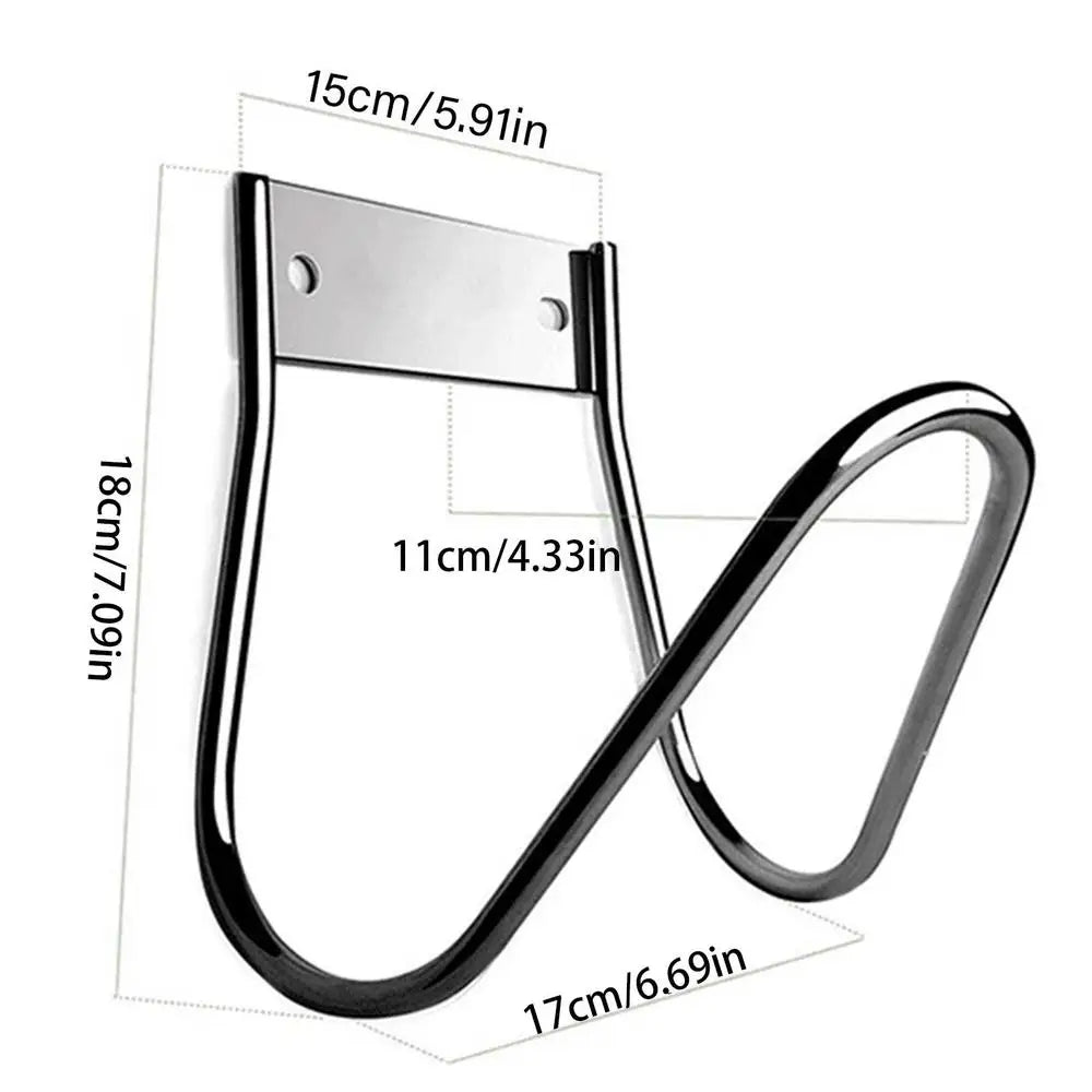 Stainless Steel Hose Hanger – Heavy Duty Wall-Mount Hook for Garden & Expandable Hoses