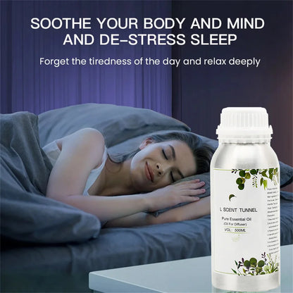 500ml Essential Oils for Diffusers - Perfume Oil & Air Freshener for Home & Hotel Fragrance Devices