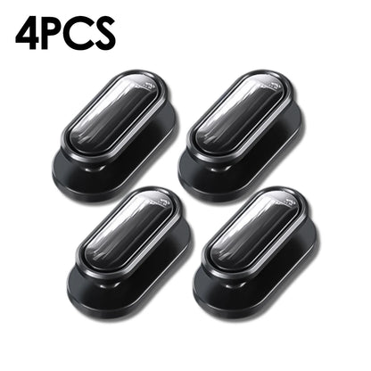 Car Invisible Small Hooks - Carbon Fiber Self-Adhesive Dashboard Wall Hook for USB Cables, Headphones, & Key Storage