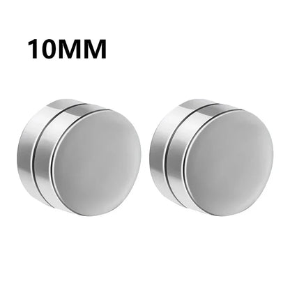 Fashion Magnetic Clip Ear Studs - Non-Piercing Fake Earrings for Men & Women, Jewelry Gift
