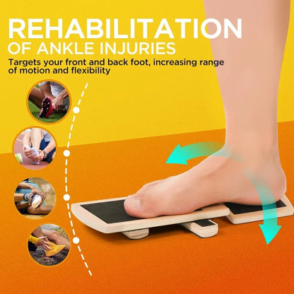 Ankle Balance Board Trainer for Pilates | Foot Strengthener for Balance Training | Stability Exercises for Sprained Ankles & Plantar Fasciitis