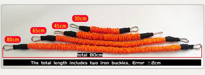 Thickened Latex Resistance Bands — 30/42/65/80cm Pull Rope for Gym, Fitness Training & Taekwondo (Customizable)