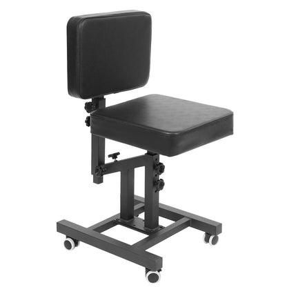 Multifunctional Tattoo Chair with Adjustable Armrest – Hair & Tattoo Artist Chair with Foot Pads