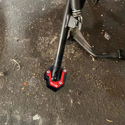 Motorcycle Side Stand Enlarged Plate for Loncin Voge — Fits DS525X, DS625X, DS900X, 900DSX, 625DSX, 525DSX