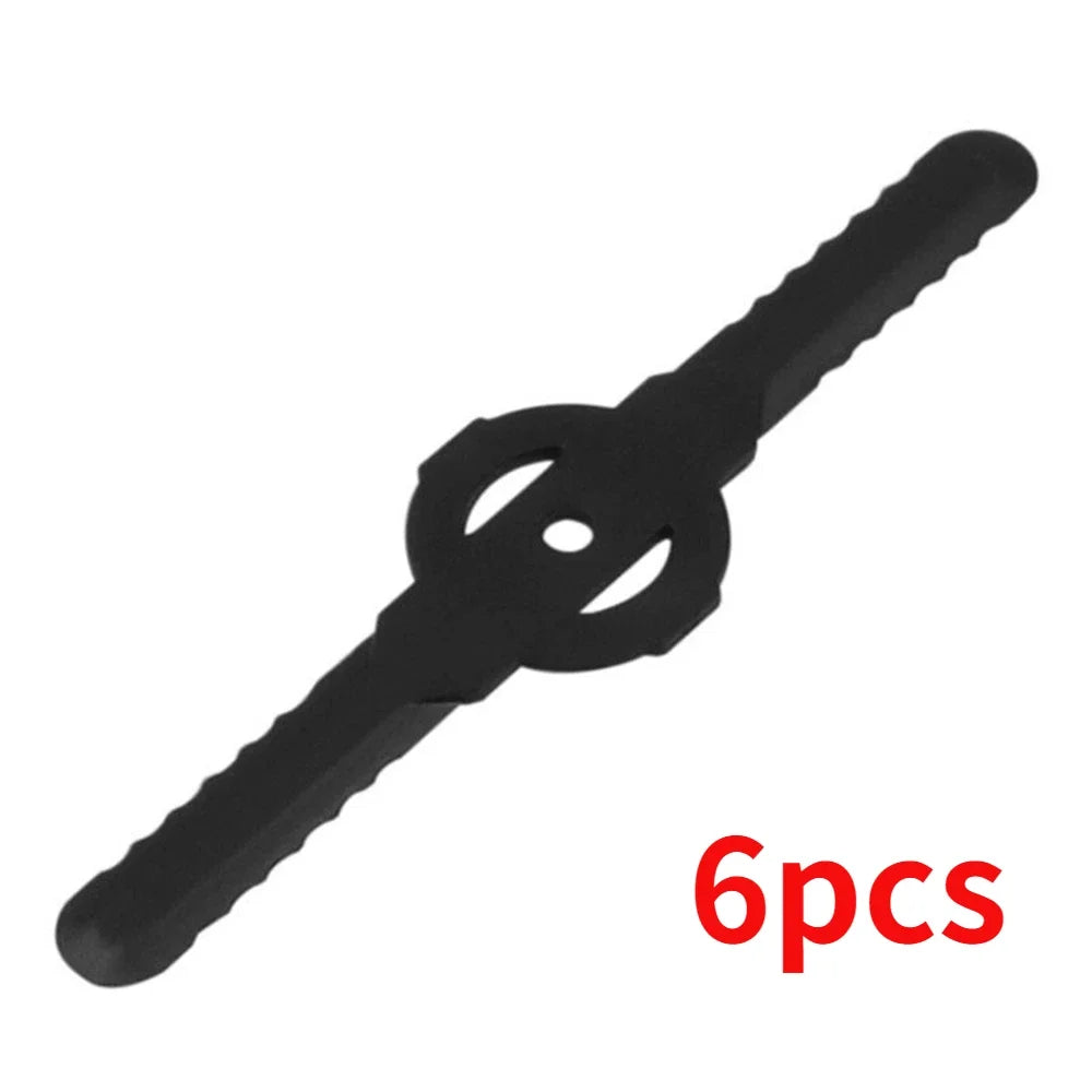 6/12/20PCS String Trimmer Head Blades — Plastic Cutter Replacement for Lawn Mower & Weed Wacker