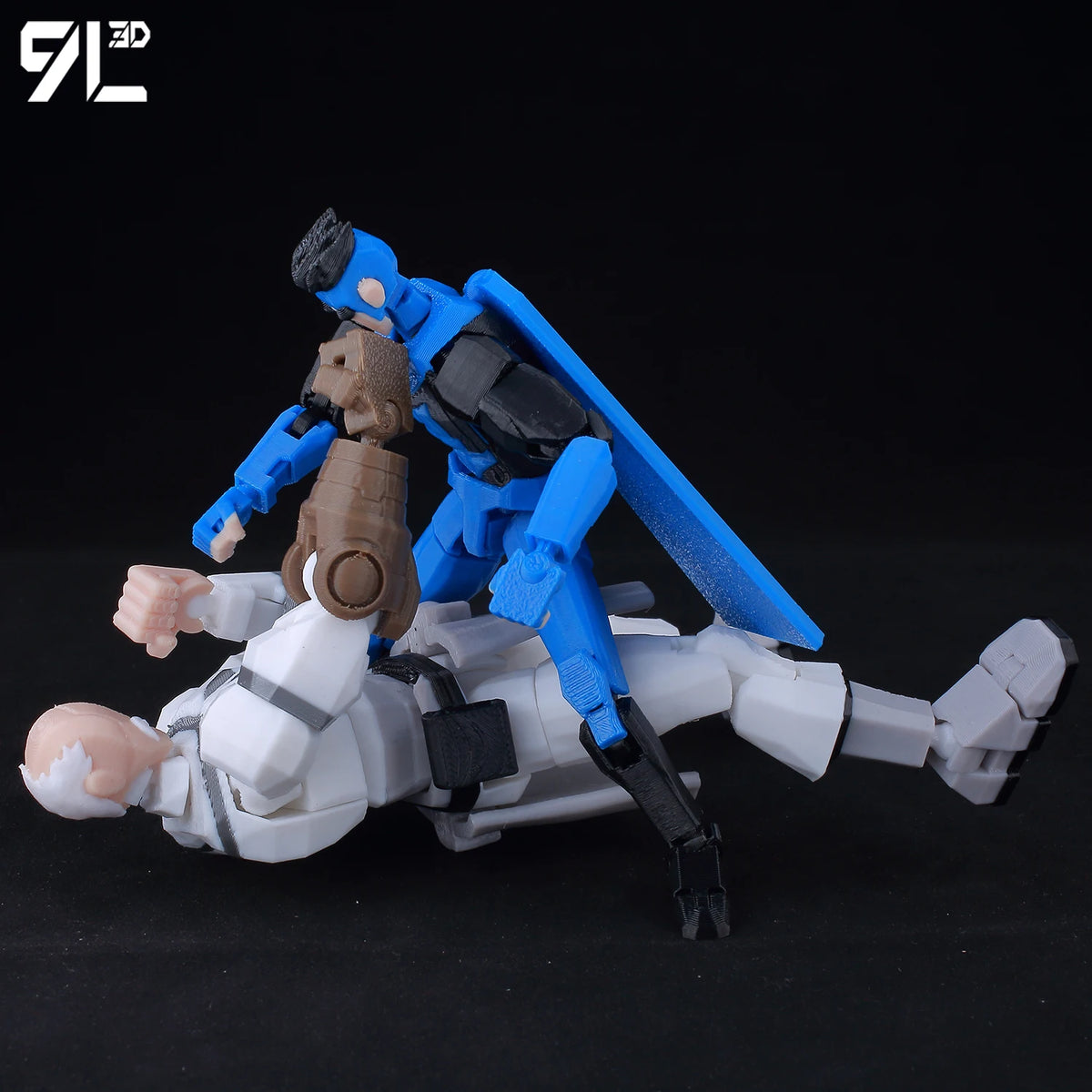 9L3D Lucky 13 Invincible Boy Eve Action Figure — 3D Printed Anime Mode ...