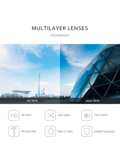 New Men’s Fashion Square Sunglasses – Vintage UV Protection Sun Glasses – Classic Geometry Rectangle Eyewear – Retro Big Frame Eyeglasses for Women and Men