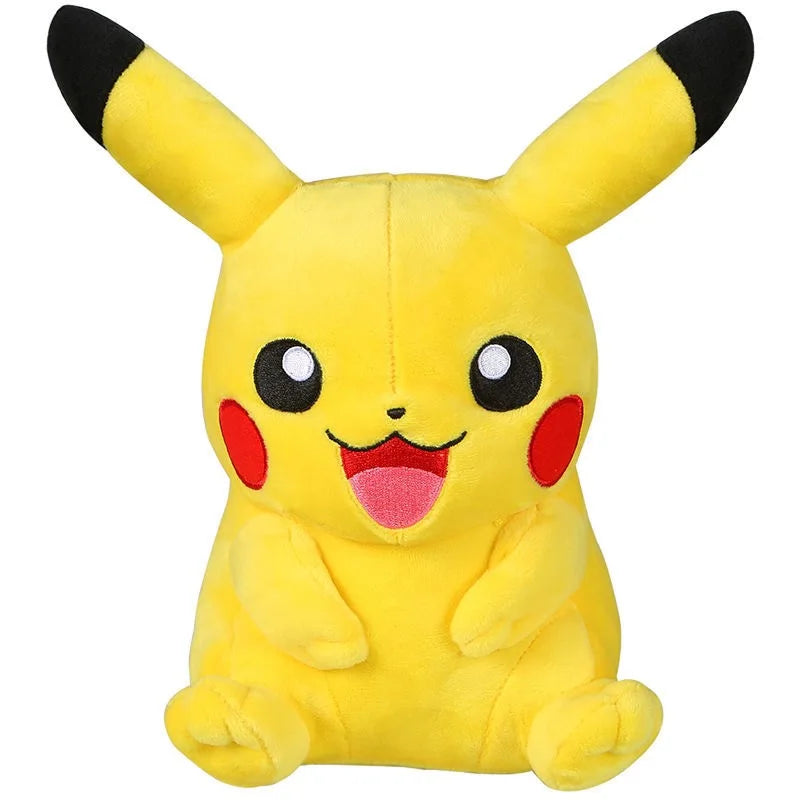 20cm Pokemon Plush Toys – Kawaii Pikachu, Raichu, Jenny, and Turtle Anime Dolls for Kids' Birthday & Christmas Gifts