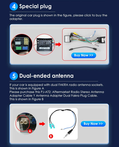 2DIN Android Car Radio for Volkswagen Golf 5/6, Polo, Passat B6/B7, CC, Skoda, Jetta - Multimedia, CarPlay, Wifi & GPS Navigation