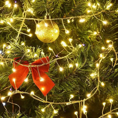 Cluster Firecracker String Lights – 6M-50M LED Fairy Lights for Christmas Tree, Wedding, Party & New Year Decoration