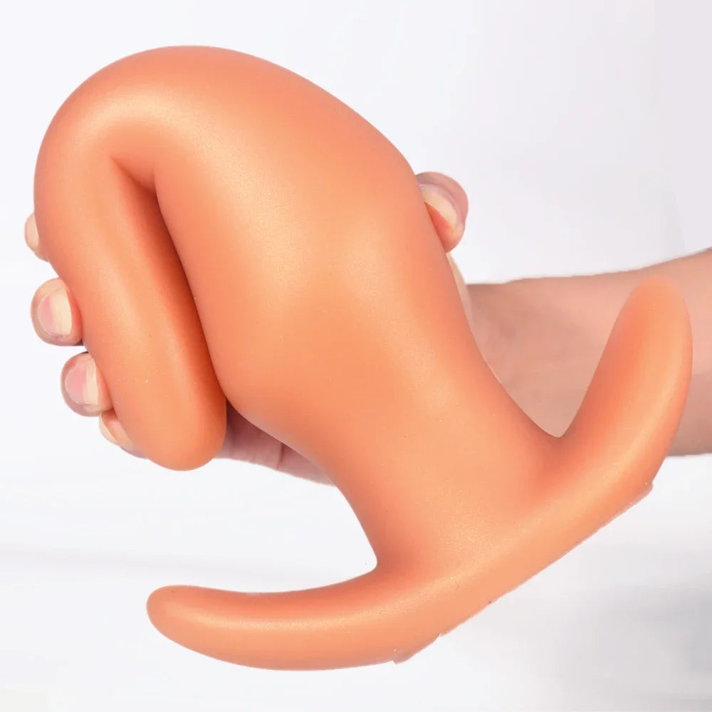 Wearable Soft Silicone Anal Plug – Anti-Drop Prostate Massager & Comfortable Butt Plug for Anal Training