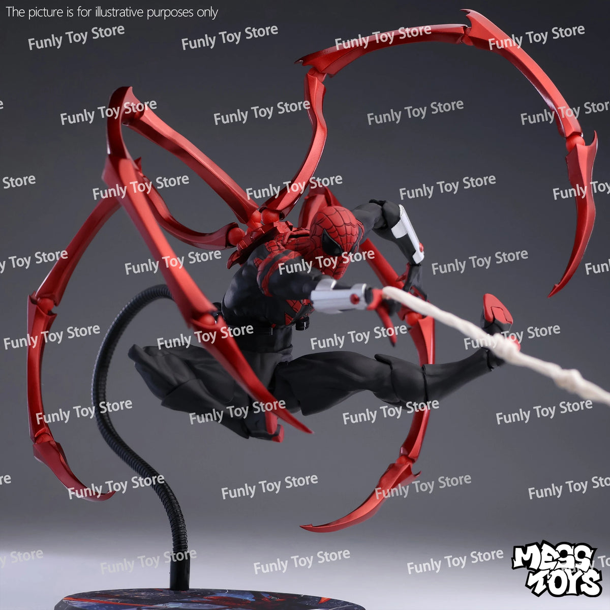 Mess Toys Superior Spider-Man Action Figure – Doctor Octopus Peter Par ...