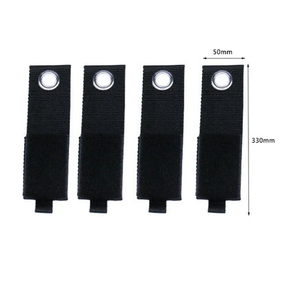 4pcs Heavy-Duty Storage Straps – Reusable Cable, Hose & Extension Cord Organizer for Garage