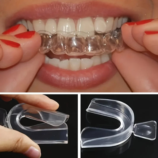 1-4 Pair Unisex Silicone Teeth Aligner – Invisible Dental Tray for Whitening, Straightening & Nighttime Care