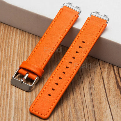 Genuine Leather Strap for Huawei Band 8/9 – Fashionable Watch Band Loop with Clasp for Men & Women