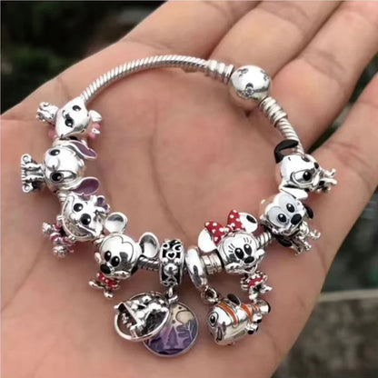 Fall New 925 Silver Plated MINISO Marvel Star Wars Rescuers Pendant Charm – Fits Original Pandora Bracelet, DIY Jewelry for Women