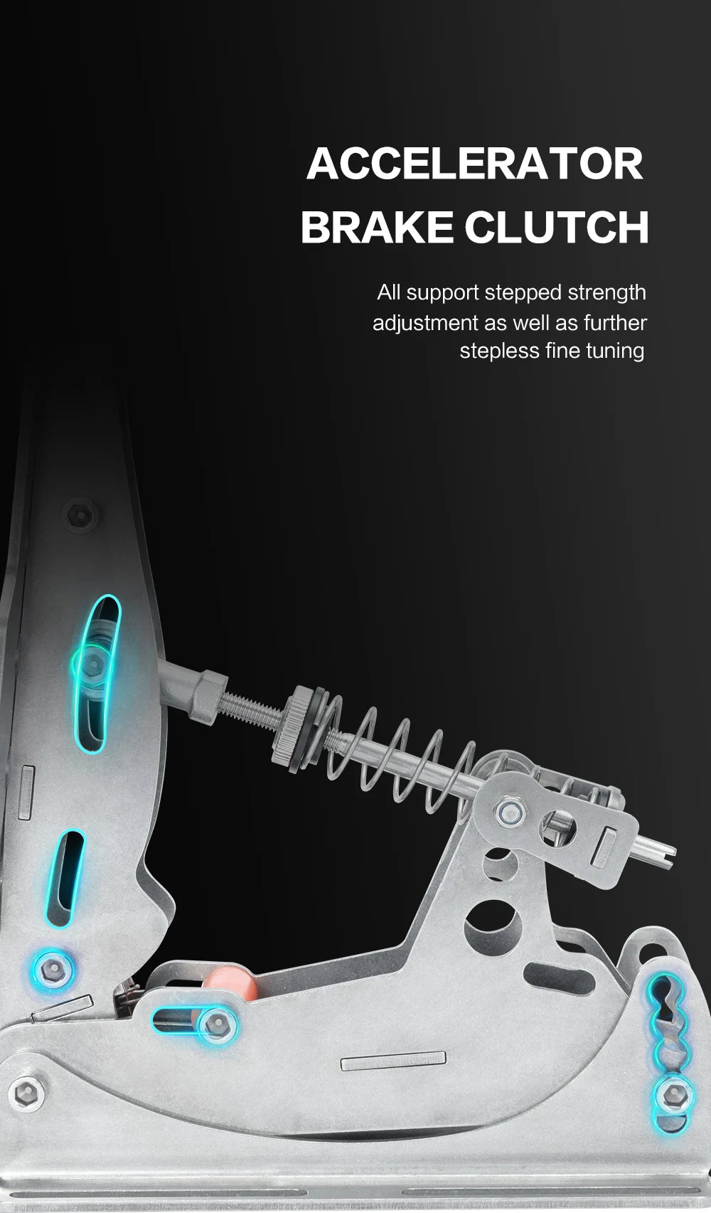 SIMJACK UT Sim Racing Pedals – PC Racing Simulator, Pressure Sensor Lo ...