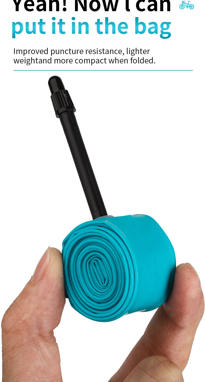 GUSTAVO Ultralight TPU Road Bike Inner Tube – 700x18-28C with 45/65/85mm Valve, 24g