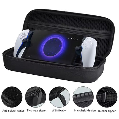 EVA Portable Shockproof Case for PS5 Portal — Protective Anti-Drop Storage Bag for Sony PlayStation Handheld Game Console