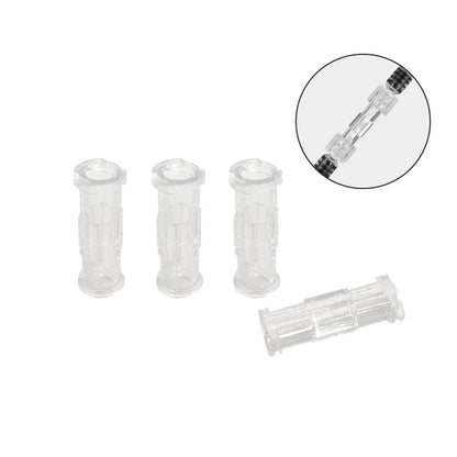 Double Helix Luer Syringe Connector – Sterile Transparent PP Pneumatic Parts, Leak-Proof Drug Guide Device (10/20/50/100pcs)