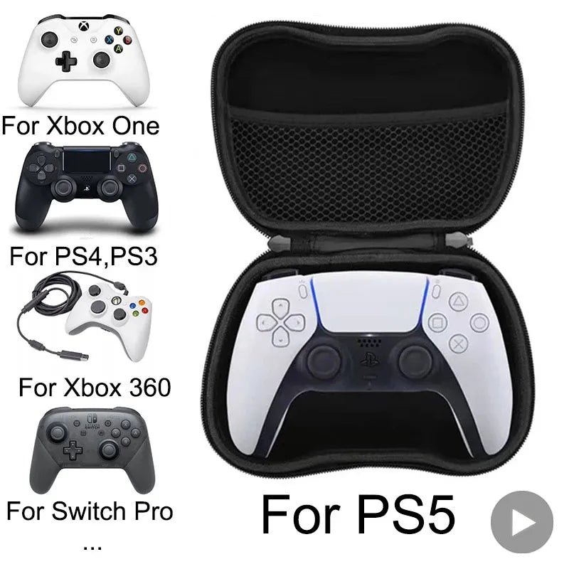 Controller Cover Bag: Nintendo Switch Pro Case for Dualsense Dualshock Sony PS5 PS4 PS3 Playstation - Xbox Series One S X Compatible