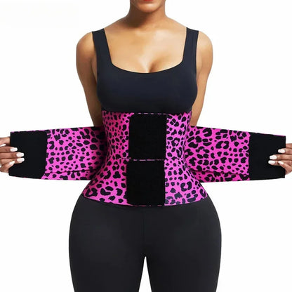 Waist Cincher Belt — Tummy Control Body Shaper with Triple Wrap Corset, Workout Sweat Band & Gym Slimming Girdle
