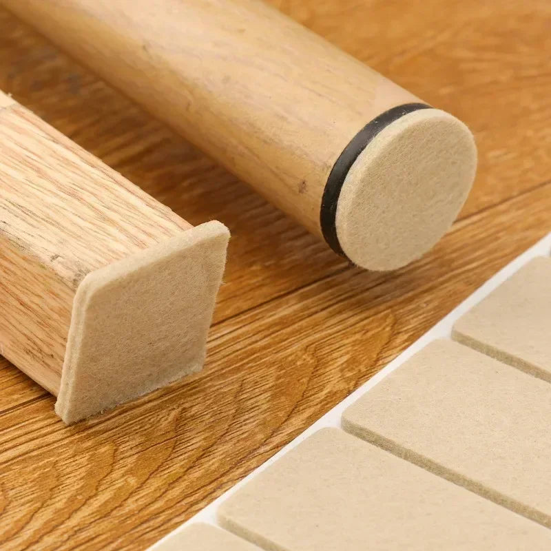 Self-Adhesive Felt Chair Leg Pads – Non-Slip Furniture Protectors for Hardwood Floors, Anti-Scratch Table & Chair Bottom Covers