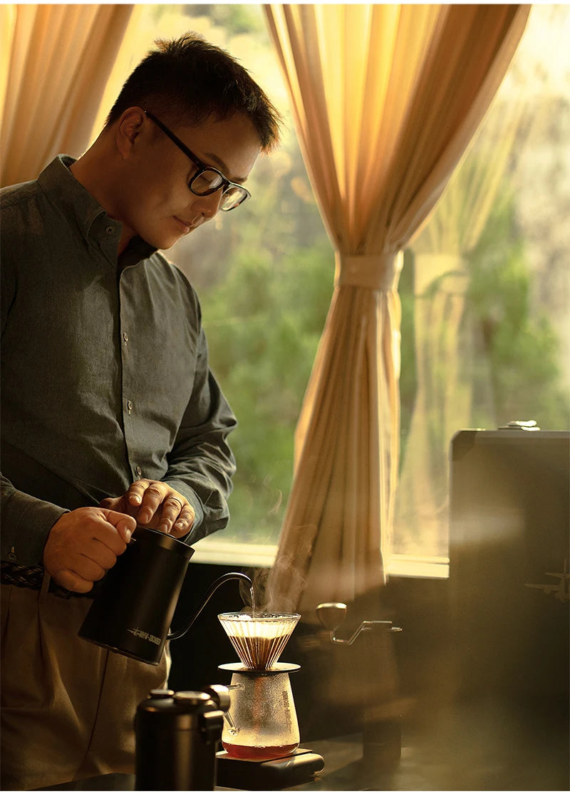 MHW-3BOMBER 500ml Glass Coffee Server — Espresso Dripper & Pour-Over Brewer Pot for Home Kitchen