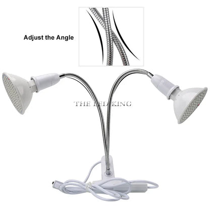 Phyto Lamp Full Spectrum LED Grow Light — E27 Plant Lamp for Indoor Seedlings, Flowers & Grow Tent Box